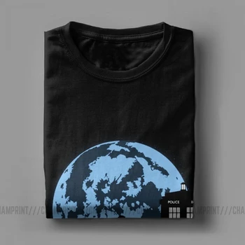 Medicul Care T-Shirt Allons-y Mediciial Xiii-DW T-Shirt pentru Bărbați Mâneci Scurte Amuzante Teuri O Gatului din Bumbac Topuri Negru T Shirt